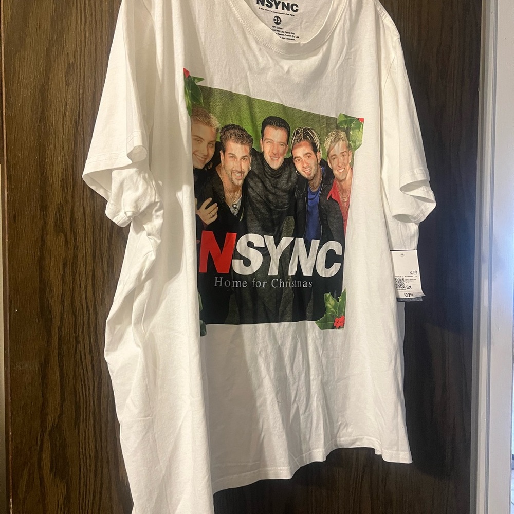White *NSYNC  Graphic Tee - Short Sleeve